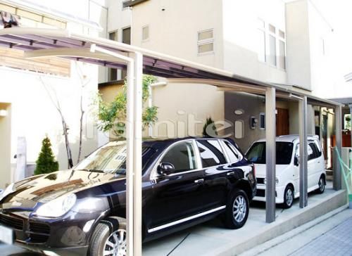 カーポート　縦２台用